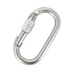 Zeige Details für Sicherheitskarabiner - 10,6cm lang - Bruchlast 25kN - 1 Stück Bild von Sicherheitskarabiner - 10,6cm lang - Bruchlast 25kN - 1 Stück