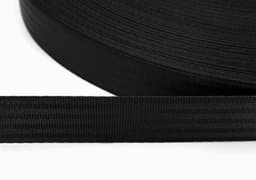 Zeige Details für 5m Sicherheitsgurtband - schwarz - Polyester - 35mm breit - bis 1,3t belastbar Bild von 5m Sicherheitsgurtband - schwarz - Polyester - 35mm breit - bis 1,3t belastbar