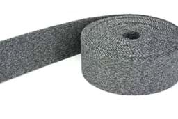 Zeige Details für 50m Gürtelband / Taschenband - Farbe: Dunkelgrau meliert - 40mm breit Bild von 50m Gürtelband / Taschenband - Farbe: Dunkelgrau meliert - 40mm breit