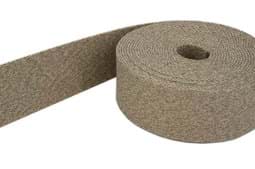 Zeige Details für 1m Gürtelband / Taschenband - Farbe: Beige meliert - 40mm breit Bild von 1m Gürtelband / Taschenband - Farbe: Beige meliert - 40mm breit