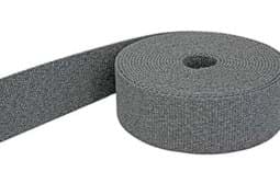 Zeige Details für 50m Gürtelband / Taschenband - 40mm breit - Grau melange Bild von 50m Gürtelband / Taschenband - 40mm breit - Grau melange