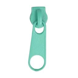 Zeige Details für Zipper für 5mm Reißverschlüsse, Farbe: mintfarben - 10 Stück Bild von Zipper für 5mm Reißverschlüsse, Farbe: mintfarben - 10 Stück