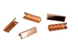 Zeige Details für Gurtbandende aus Metall - 32mm breit - Farbe: rosegold - 100 Stück Bild von Gurtbandende aus Metall - 32mm breit - Farbe: rosegold - 100 Stück
