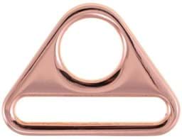 Zeige Details für Triangel aus Zinkdruckguss - rosegold - 38mm Durchlass - 1 Stück Bild von Triangel aus Zinkdruckguss - rosegold - 38mm Durchlass - 1 Stück