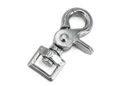 Zeige Details für Scherenkarabiner - 13mm Durchlass - gerader Wirbel - 5,7cm lang - 1 Stück Bild von Scherenkarabiner - 13mm Durchlass - gerader Wirbel - 5,7cm lang - 1 Stück