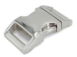 Zeige Details für *B-Ware* Steckschließer - gebogen - aus Alu für 25mm breites Gurtband - 1 Stück Bild von *B-Ware* Steckschließer - gebogen - aus Alu für 25mm breites Gurtband - 1 Stück