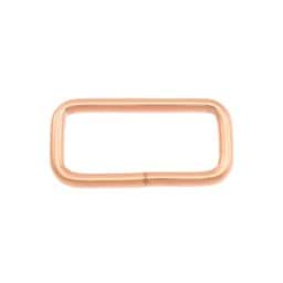 Zeige Details für Vierkantring aus Stahl - Rosegold - 40mm x 13mm - 10 Stück Bild von Vierkantring aus Stahl - Rosegold - 40mm x 13mm - 10 Stück