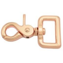 Zeige Details für Scherenkarabiner für 25mm Gurtband - 6,4cm lang - rosegold - 10 Stück Bild von Scherenkarabiner für 25mm Gurtband - 6,4cm lang - rosegold - 10 Stück