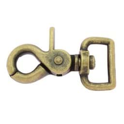 Zeige Details für Scherenkarabiner für 20mm Gurtband - 5,9cm lang - antik - 1 Stück Bild von Scherenkarabiner für 20mm Gurtband - 5,9cm lang - antik - 1 Stück