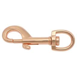 Zeige Details für Bolzenkarabiner 6,9cm mit 13mm Rundwirbel - rosegold - 1 Stück Bild von Bolzenkarabiner 6,9cm mit 13mm Rundwirbel - rosegold - 1 Stück
