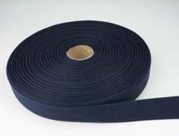 Zeige Details für 50m Rolle Köperband aus Baumwolle - 20mm breit - dunkelblau Bild von 50m Rolle Köperband aus Baumwolle - 20mm breit - dunkelblau