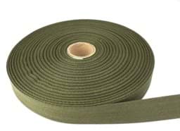 Zeige Details für 50m Rolle Köperband aus Baumwolle - 20mm breit - khaki Bild von 50m Rolle Köperband aus Baumwolle - 20mm breit - khaki