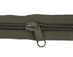 Zeige Details für Zipper für 10mm Reißverschlüsse, Farbe: khaki dunkel - 10 Stück Bild von Zipper für 10mm Reißverschlüsse, Farbe: khaki dunkel - 10 Stück