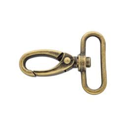 Zeige Details für Karabiner aus Zinkdruckguss - 6cm lang - 38mm Durchlass - altmessing - 1 Stück Bild von Karabiner aus Zinkdruckguss - 6cm lang - 38mm Durchlass - altmessing - 1 Stück