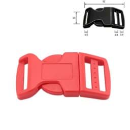 Zeige Details für Gebogene Steckschließer - 20mm Durchlass - Rot - 10 Stück Bild von Gebogene Steckschließer - 20mm Durchlass - Rot - 10 Stück