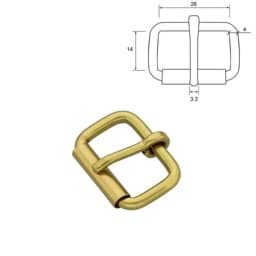 Zeige Details für Rollschnalle - Messing - 26mm Durchlass - 1 Stück Bild von Rollschnalle - Messing - 26mm Durchlass - 1 Stück
