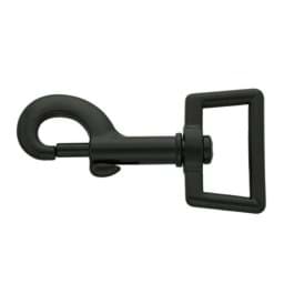 Zeige Details für Bolzenkarabiner aus Zinkdruckguss - 66x25mm - 25mm Durchlass - schwarz - 10 Stück Bild von Bolzenkarabiner aus Zinkdruckguss - 66x25mm - 25mm Durchlass - schwarz - 10 Stück