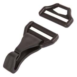 Zeige Details für Plastikkarabiner flach, für 50mm breites Gurtband, Farbe: schwarz - 10 Stück Bild von Plastikkarabiner flach, für 50mm breites Gurtband, Farbe: schwarz - 10 Stück