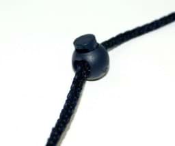 Zeige Details für Kordelstopper mit 3mm Durchlass, Kugelform, dunkelblau, 1 Loch - 10 Stück Bild von Kordelstopper mit 3mm Durchlass, Kugelform, dunkelblau, 1 Loch - 10 Stück