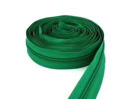 Zeige Details für 5m Reißverschluss, 5mm Schiene, Farbe: Grün Bild von 5m Reißverschluss, 5mm Schiene, Farbe: Grün
