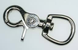 Zeige Details für Scherenkarabiner mit Rundwirbel - 6,8cm lang - 20mm Durchlass - 10 Stk. Bild von Scherenkarabiner mit Rundwirbel - 6,8cm lang - 20mm Durchlass - 10 Stk.