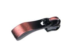 Zeige Details für Zipper - Kupferfarben / breite Form - für 5mm Reißverschlüsse - 10 Stück Bild von Zipper - Kupferfarben / breite Form - für 5mm Reißverschlüsse - 10 Stück