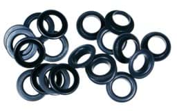 Zeige Details für Ösen mit Scheiben - 14mm - Farbe: brüniert - 100 Stück Bild von Ösen mit Scheiben - 14mm - Farbe: brüniert - 100 Stück