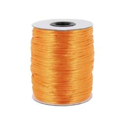 Zeige Details für 100m Rolle Satinkordel -  2mm stark - Farbe: orange Bild von 100m Rolle Satinkordel -  2mm stark - Farbe: orange