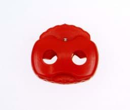 Zeige Details für Kordelstopper - 2-Loch - bis 4mm - rot - 10 Stück Bild von Kordelstopper - 2-Loch - bis 4mm - rot - 10 Stück