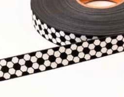 Zeige Details für 1m Fußball Webband by Händisch Design - 20mm breit - schwarz/weiß Bild von 1m Fußball Webband by Händisch Design - 20mm breit - schwarz/weiß