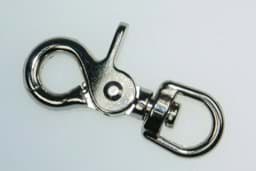 Zeige Details für Scherenkarabiner mit Rundwirbel - 6,8cm lang - 17mm Durchlass - 10 Stück Bild von Scherenkarabiner mit Rundwirbel - 6,8cm lang - 17mm Durchlass - 10 Stück