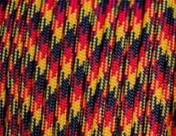 Zeige Details für Paracord 550 Typ III - Schwarz/Rot/Gelb - 10 Meter Bild von Paracord 550 Typ III - Schwarz/Rot/Gelb - 10 Meter