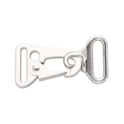 Zeige Details für Karabiner flach aus Zinkdruckguss - für 25mm breites Gurtband - 1 Stück Bild von Karabiner flach aus Zinkdruckguss - für 25mm breites Gurtband - 1 Stück