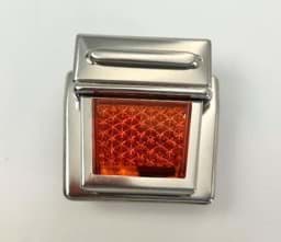 Zeige Details für Mappenverschluss / Steckverschluss mit orangem Reflektor - 10 Stück "Neues Modell" Bild von Mappenverschluss / Steckverschluss mit orangem Reflektor - 10 Stück "Neues Modell"