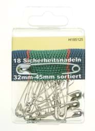 Zeige Details für Sicherheitsnadeln - Größe 32 - 45mm - silber - 18 Stück Bild von Sicherheitsnadeln - Größe 32 - 45mm - silber - 18 Stück