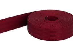 Zeige Details für 5m Sicherheitsgurtband / Kindergurt weinrot dunkel aus Polyamid - 25mm breit - bis 1t belastbar Bild von 5m Sicherheitsgurtband / Kindergurt weinrot dunkel aus Polyamid - 25mm breit - bis 1t belastbar
