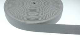 Zeige Details für 1m Baumwollgurtband - 1,2mm dick - 30mm breit - Farbe: Grau Bild von 1m Baumwollgurtband - 1,2mm dick - 30mm breit - Farbe: Grau