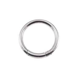 Zeige Details für 38mm Rundring (Innenmaß) - 5mm dick - mit Federverschluss - 1 Stück Bild von 38mm Rundring (Innenmaß) - 5mm dick - mit Federverschluss - 1 Stück