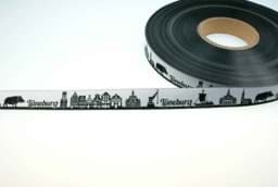 Zeige Details für 1m SKYLINE Webband - 16mm breit - Lüneburg schwarz/weiß Bild von 1m SKYLINE Webband - 16mm breit - Lüneburg schwarz/weiß
