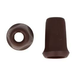 Zeige Details für Kordelende - für Schnuere bis 4mm Dicke - dunkelbraun - 10 Stk. Bild von Kordelende - für Schnuere bis 4mm Dicke - dunkelbraun - 10 Stk.