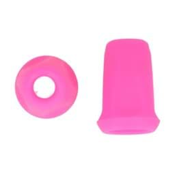 Zeige Details für Kordelende - für Schnuere bis 4mm Dicke - neonpink - 10 Stk. Bild von Kordelende - für Schnuere bis 4mm Dicke - neonpink - 10 Stk.