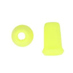 Zeige Details für Kordelende - für Schnuere bis 4mm Dicke - neongelb - 10 Stk. Bild von Kordelende - für Schnuere bis 4mm Dicke - neongelb - 10 Stk.
