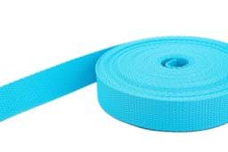 Zeige Details für 10m PP Gurtband - 10mm breit - 1,4mm stark - türkis (UV) Bild von 10m PP Gurtband - 10mm breit - 1,4mm stark - türkis (UV)