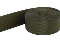 Zeige Details für 5m Sicherheitsgurtband khaki aus Polyamid, 38mm breit - bis 1,5t belastbar Bild von 5m Sicherheitsgurtband khaki aus Polyamid, 38mm breit - bis 1,5t belastbar