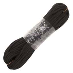 Zeige Details für 50m Baumwollschnur / BW-Kordel - 5mm dick mit Kern - Farbe: Schwarz Bild von 50m Baumwollschnur / BW-Kordel - 5mm dick mit Kern - Farbe: Schwarz