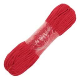 Zeige Details für 50m Baumwollschnur / BW-Kordel - 5mm dick mit Kern - Farbe: Rot Bild von 50m Baumwollschnur / BW-Kordel - 5mm dick mit Kern - Farbe: Rot