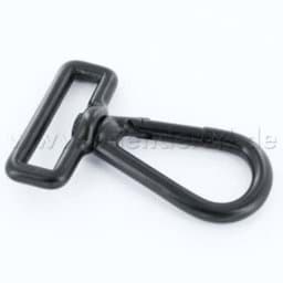 Zeige Details für Karabiner aus Zinkdruckguss, schwarz, für 40mm breites Gurtband - 10 Stück Bild von Karabiner aus Zinkdruckguss, schwarz, für 40mm breites Gurtband - 10 Stück