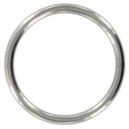 Zeige Details für 25mm Rundring (Innenmaß) aus V4A Edelstahl, geschweisst - 10 Stück Bild von 25mm Rundring (Innenmaß) aus V4A Edelstahl, geschweisst - 10 Stück