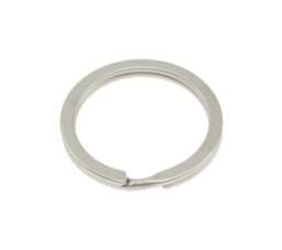Zeige Details für 32mm Schlüsselring flach aus Federstahl - 26mm Innendurchmesser - 50 Stück Bild von 32mm Schlüsselring flach aus Federstahl - 26mm Innendurchmesser - 50 Stück