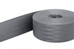 Zeige Details für 5m Sicherheitsgurtband dunkelgrau aus Polyamid - 38mm breit - bis 1,5t belastbar Bild von 5m Sicherheitsgurtband dunkelgrau aus Polyamid - 38mm breit - bis 1,5t belastbar